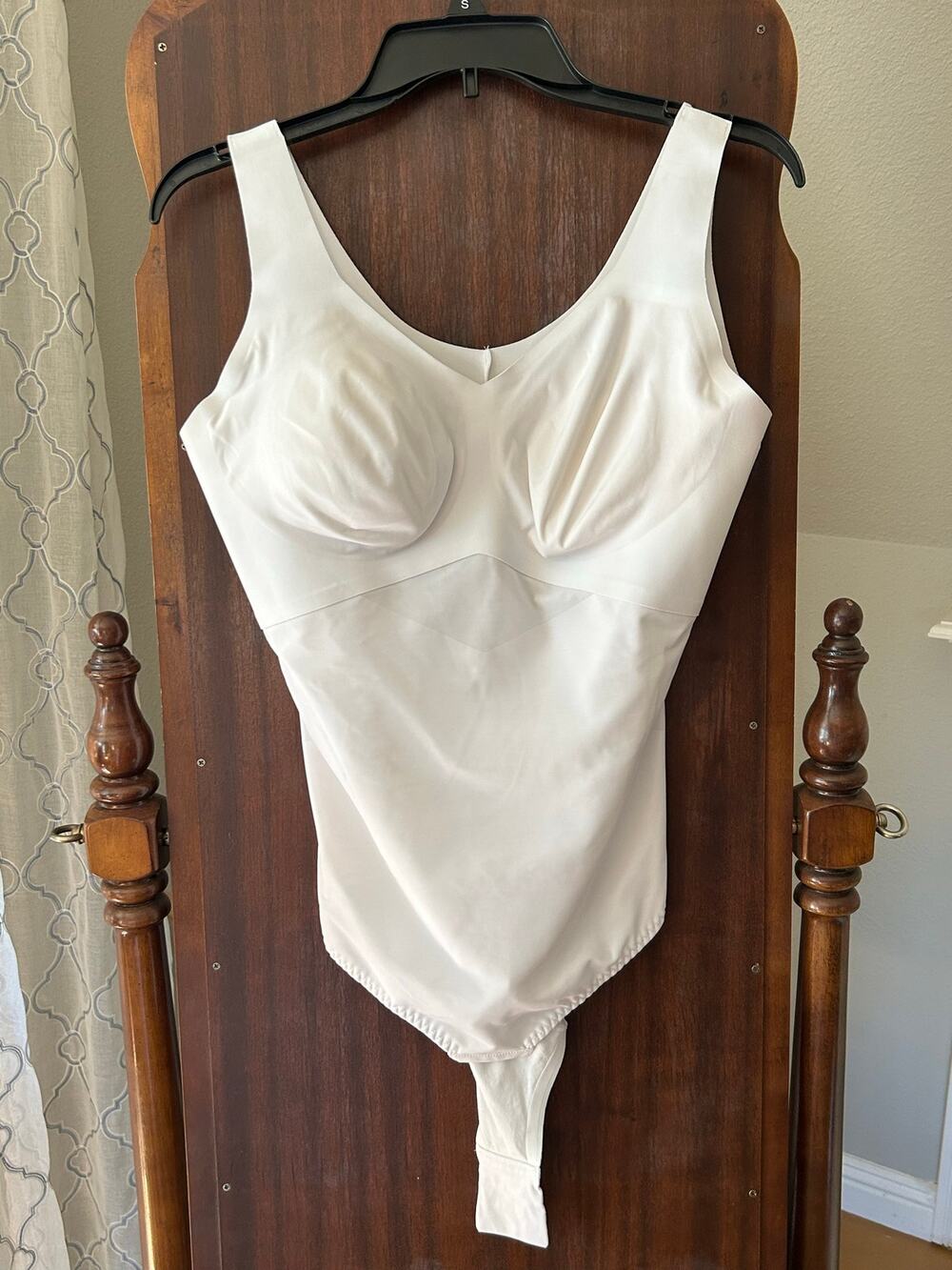 Honeylove LiftWear Tank Bodysuit white 1X EUC